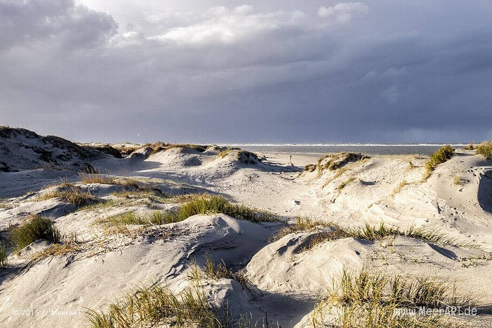 Ein stürmisches Wochenende an der Nordsee in St. Peter-Ording // Foto: MeerART