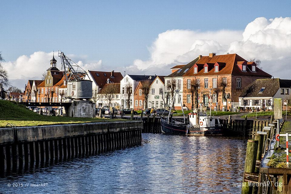 Tönning der Bade- und Luftkurort mit seinem historischen Hafen direkt an der Eider // Foto: MeerART