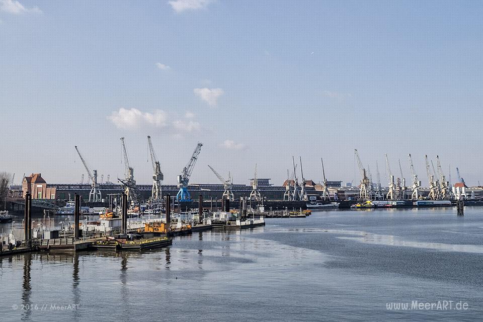 Impressionen aus dem ehemaligen Freihafen in Hamburg // Foto: MeerART