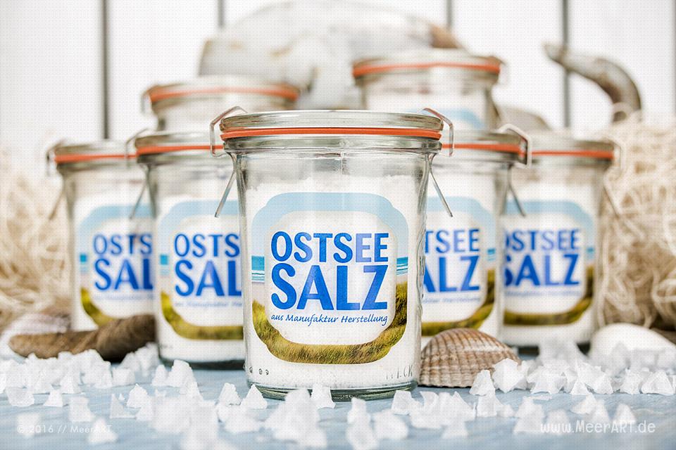 Ein regionales und handgearbeitetes Meersalz ohne Zusatzstoffe produziert von der Ostseesalzmanufaktur // Foto: Ralph Kerpa