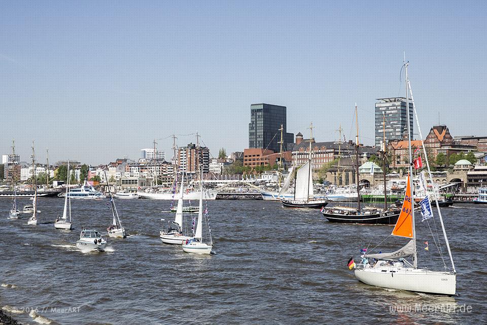 Der Hamburger Hafen feiert seinen 827. Hafengeburtstag // Foto: MeerART