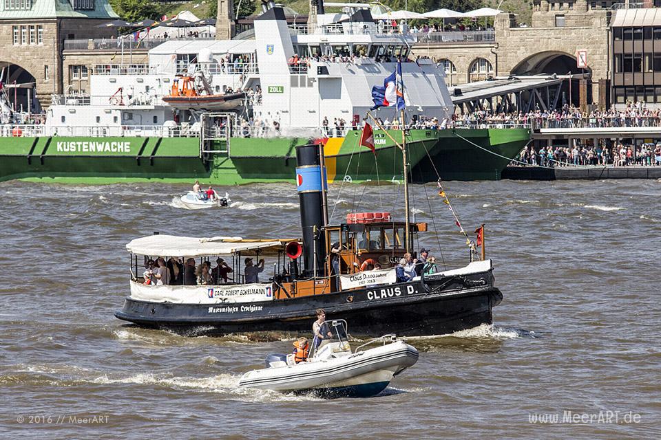 Der Hamburger Hafen feiert seinen 827. Hafengeburtstag // Foto: MeerART