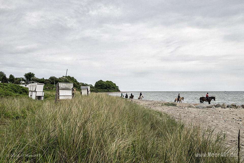 Strandabschnitt an der Ostsee bei Langholz // Foto: MeerART