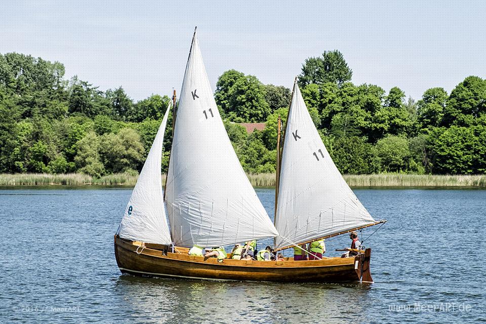 Mitsegeltag auf der Schlei auf dem Traditionssegler „SÆLØER“ // Foto: MeerART