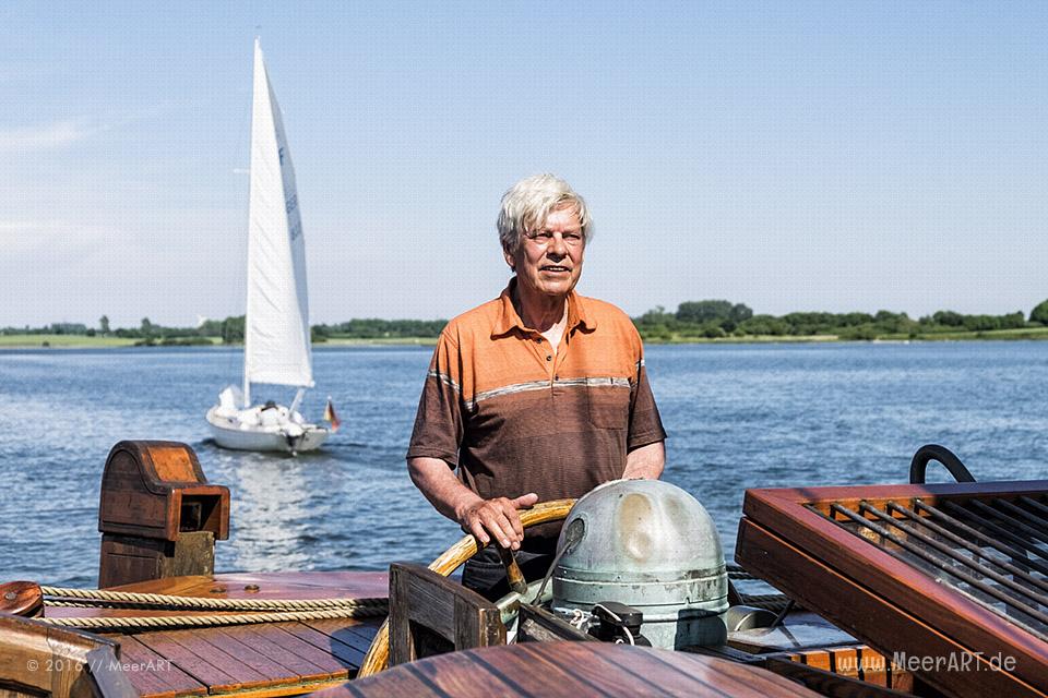 Mitsegeltag auf der Schlei auf dem Traditionssegler „SÆLØER“ // Foto: MeerART