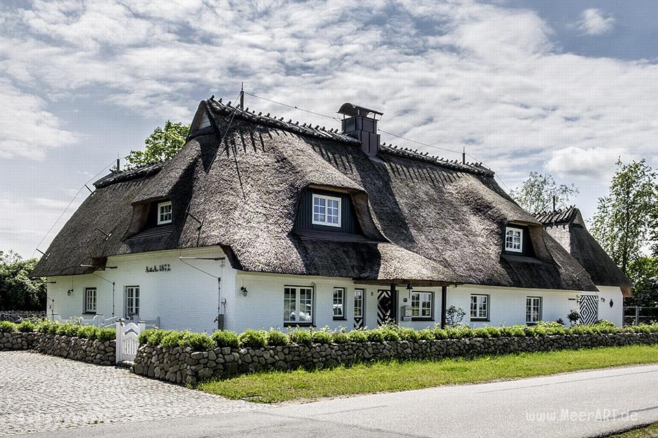 Reetdachhaus an der Ostseeküste auf der Halbinsel Schwansen // Foto: MeerART