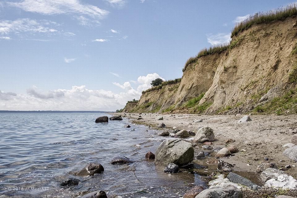 Idyllische Naturstrände an der Ostseeküste bei Waabs // Foto: MeerART