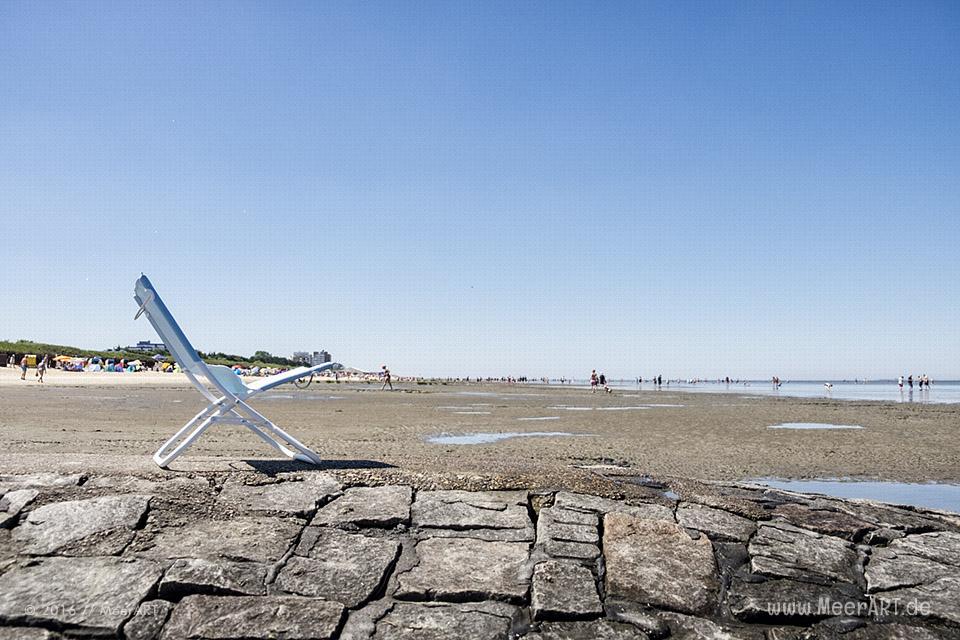 Hauptsaison an der Nordseeküste im Nordseeheilbad Cuxhaven-Duhnen // Foto: MeerART