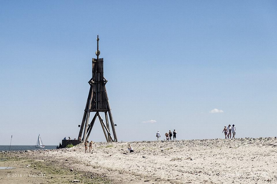 Hauptsaison an der Nordseeküste im Nordseeheilbad Cuxhaven-Duhnen // Foto: MeerART