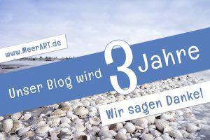 Unser Blog wird 3 Jahre. Wir sagen Danke!