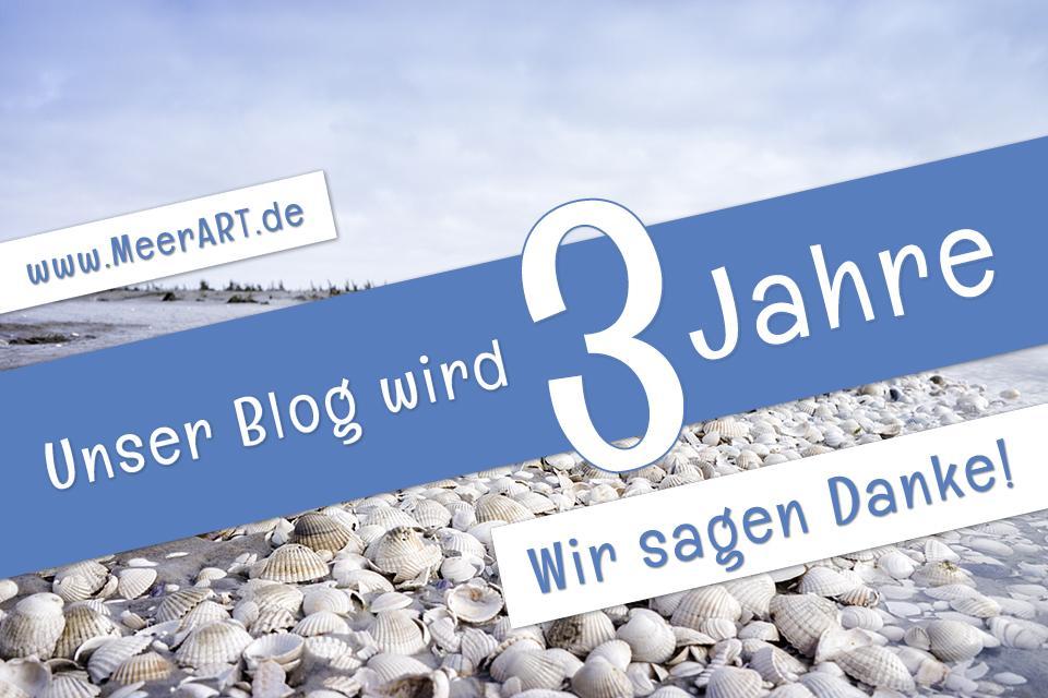 Unser Blog wird 3 Jahre. Wir sagen Danke!