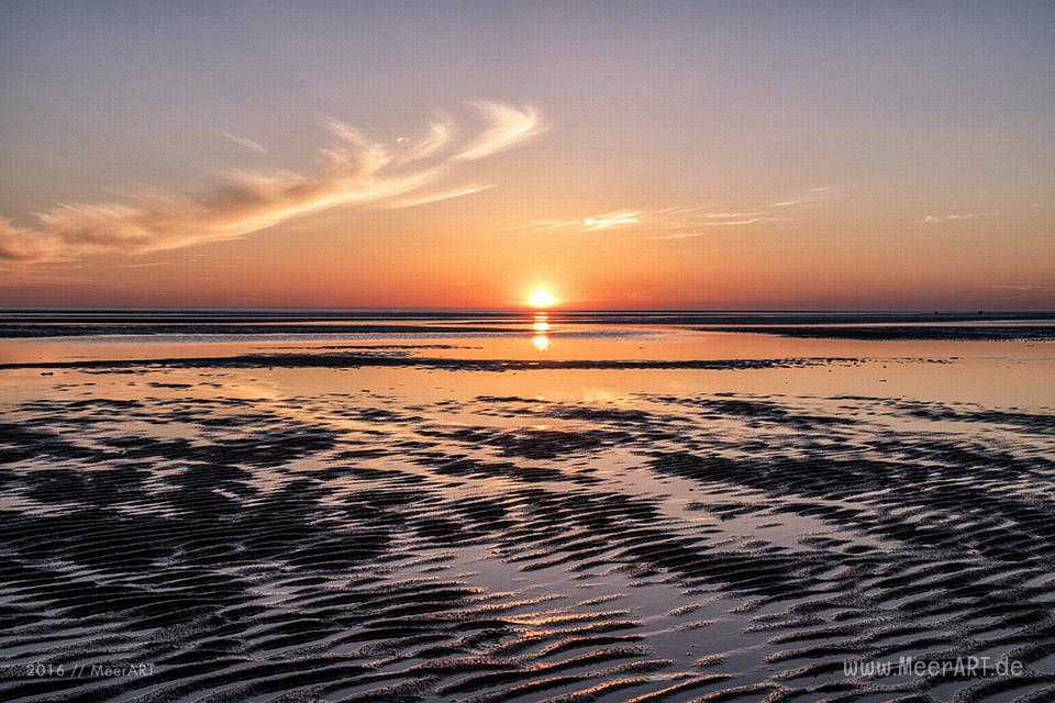Impressionen aus der größten Sandkiste Deutschlands, der weitläufige Strand an der Nordsee in St. Peter-Ording // Foto: MeerART
