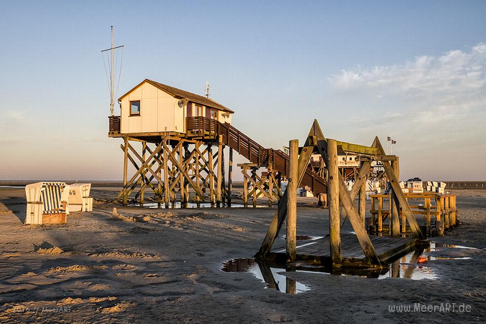 Impressionen aus der größten Sandkiste Deutschlands, der weitläufige Strand an der Nordsee in St. Peter-Ording // Foto: MeerART