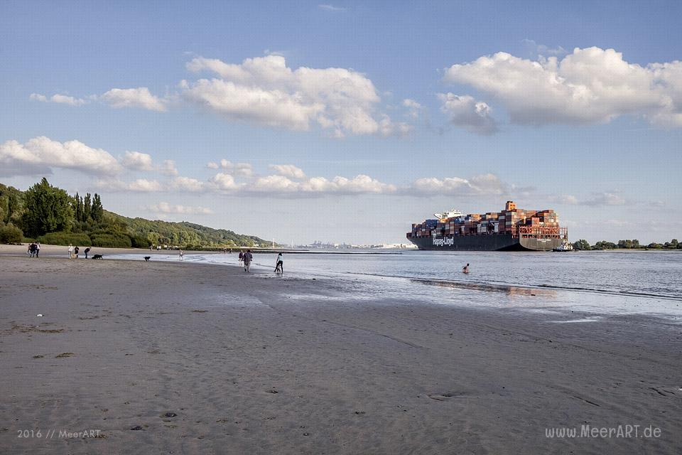 Spätsommer an der Unterelbe am Falkensteiner // Foto: MeerART