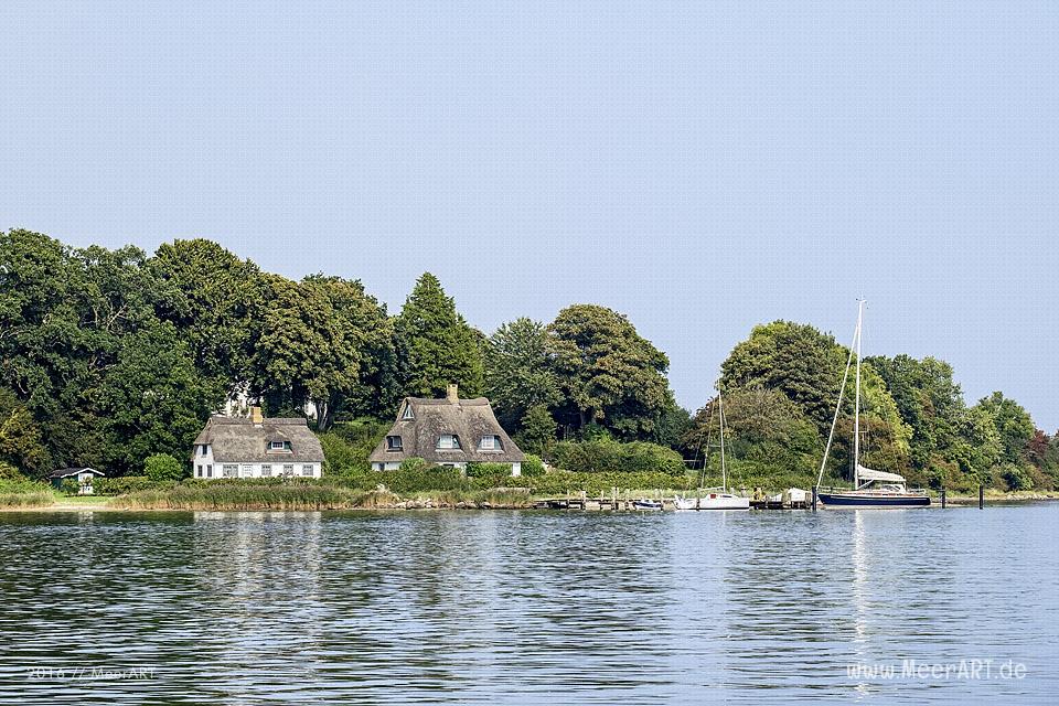 Tour auf der Schlei, von Maasholm bis Lindaunis und zurück // Foto: MeerART