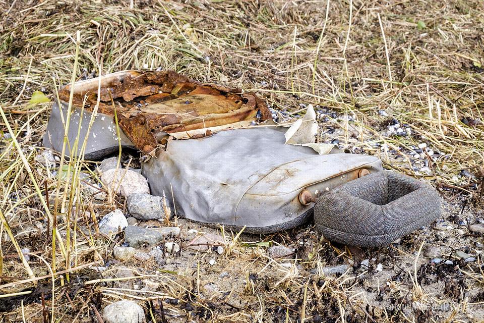 Angespülter Müll an den idyllischen Naturstränden von Zierow // Foto: MeerART