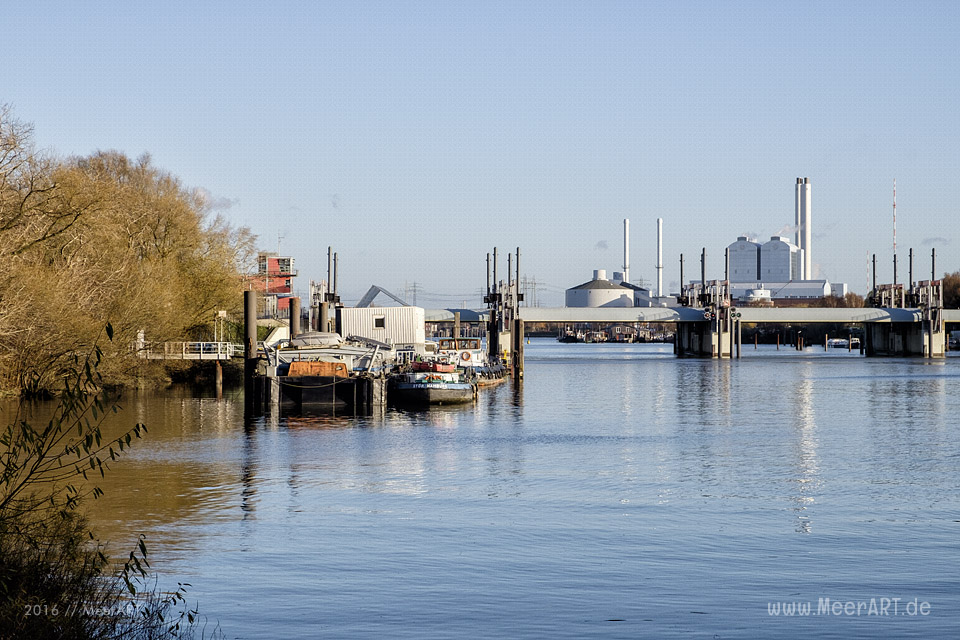 Impressionen von der Halbinsel Entenwerder in der Billwerder Bucht // Foto: MeerART