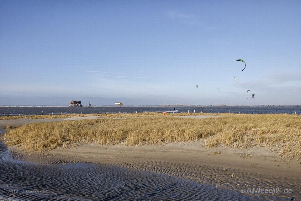 Die Ruhe nach dem Orkantief BARBARA in St. Peter-Ording // Foto: MeerART