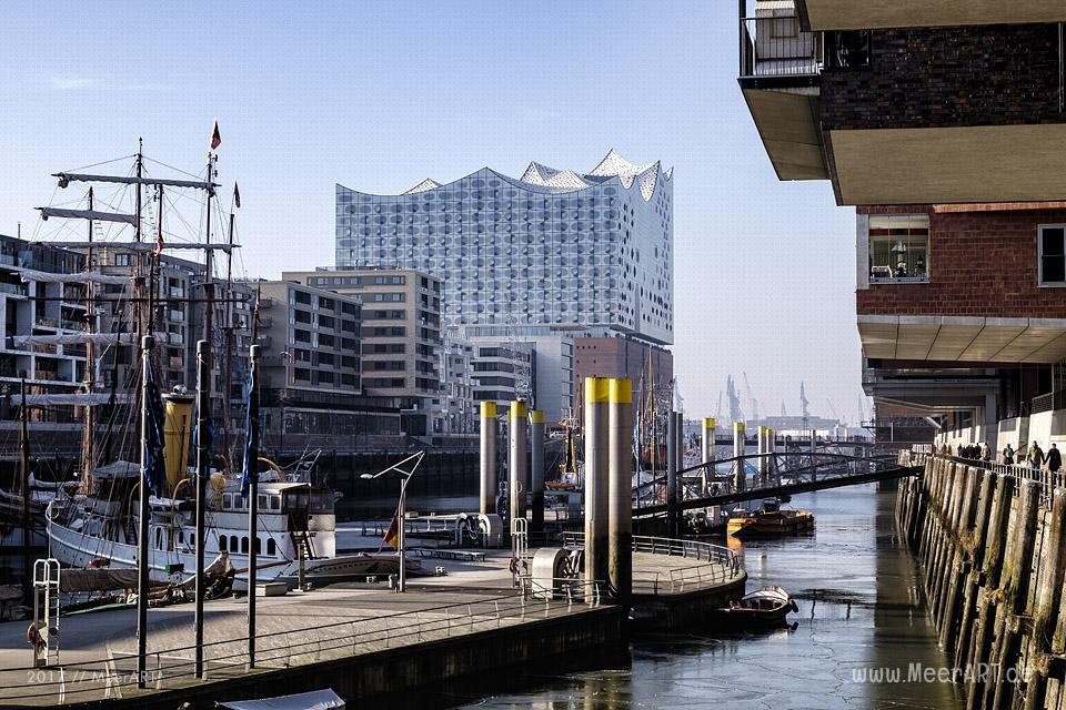 Impressionen von der Elbphilharmonie in der Hamburger HafenCity // Foto: MeerART