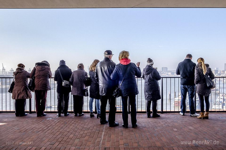 Impressionen von der Elbphilharmonie in der Hamburger HafenCity // Foto: MeerART