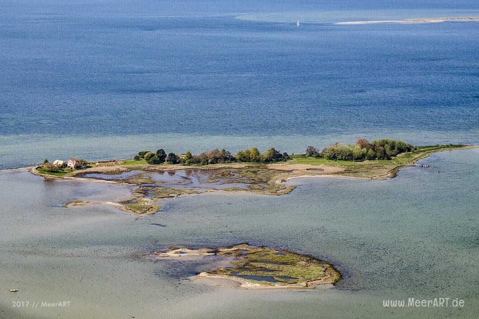 Rundflug mit Klaus Skerra von Fehmarn Air über die schöne Sonneninsel // Foto: MeerART