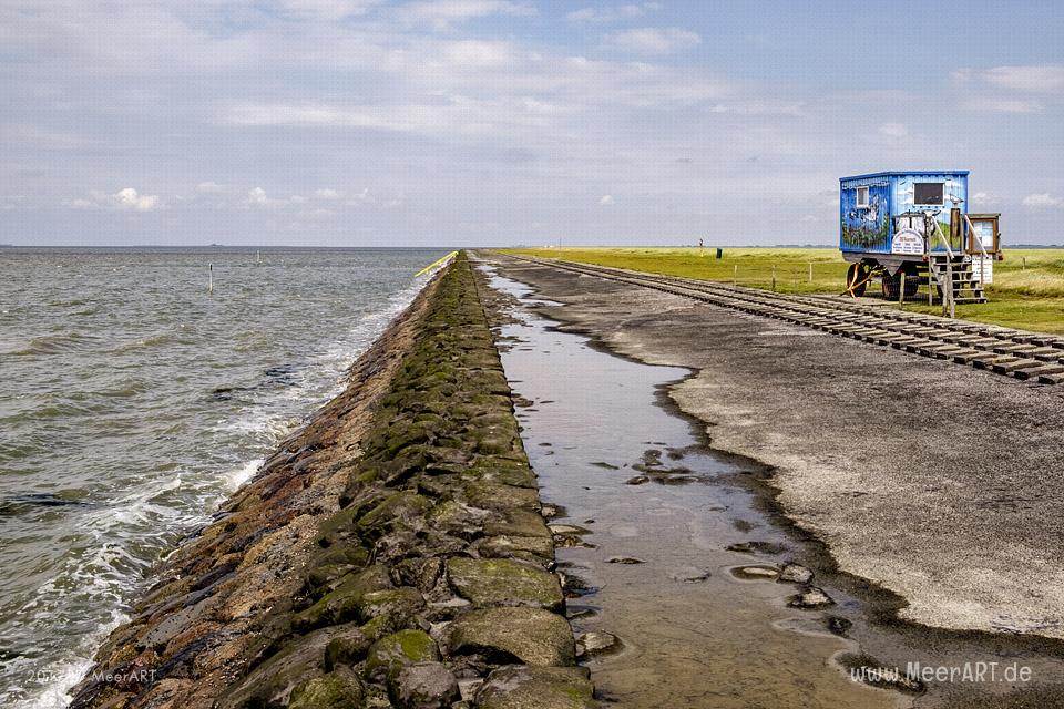 Ausflug zur Hamburger Hallig an der Westküste in Nordfriesland // Foto: MeerART / Ralph Kerpa