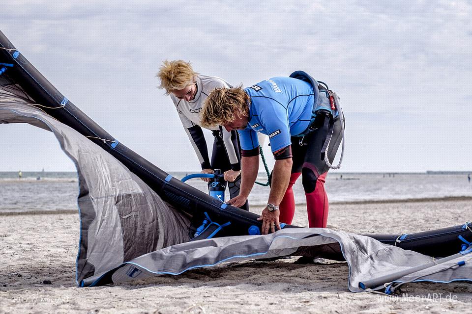 Kitesurfen im Schnupperkurs auf der Sonneinsel Fehmarn // Foto: MeerART / Ralph Kerpa