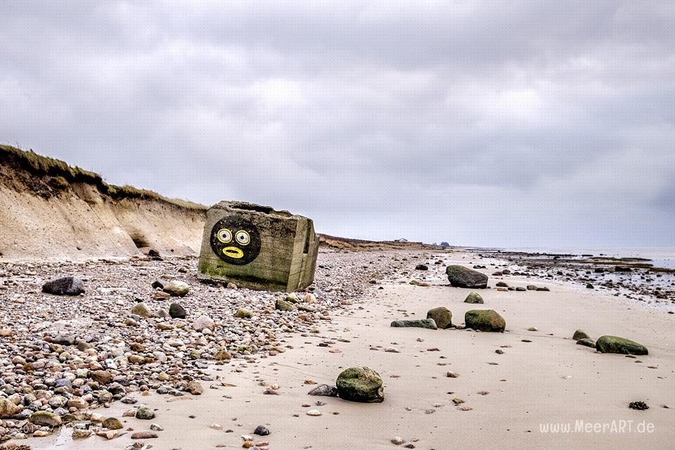 Strandabschnitt an der Nordsee bei Hjerpsted in Dänemark // Foto: Ralph Kerpa