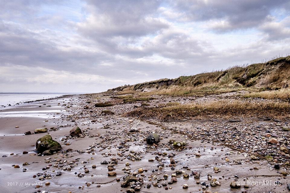 Strandabschnitt an der Nordsee bei Hjerpsted in Dänemark // Foto: Ralph Kerpa
