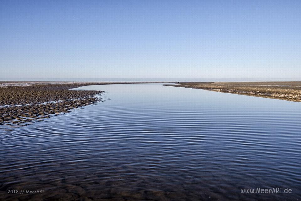 Der weitläufige Sandstrand bei Lakolk auf der dänischen Wattenmeerinsel Röm // Foto: Ralph Kerpa