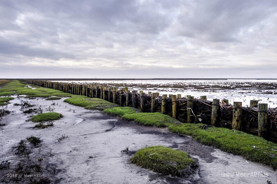 Küstenabschnitt an der Nordsee zwischen Ockholm und Schlüttsiel // Foto: Ralph Kerpa