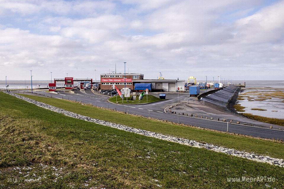 Dagebüll mit seinem Fährhafen an der Nordseeküste in Nordfriesland // Foto: Ralph Kerpa