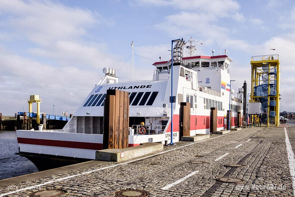 Dagebüll mit seinem Fährhafen an der Nordseeküste in Nordfriesland // Foto: Ralph Kerpa