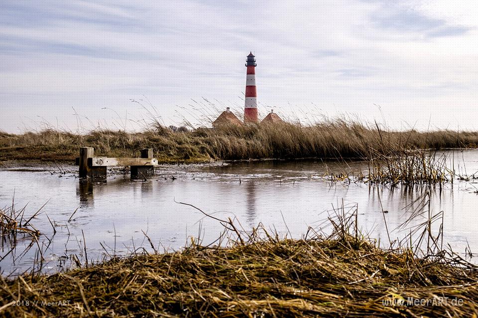 Ein schöner Wintertag auf der Halbinsel Eiderstedt in Westerhever // Foto: Ralph Kerpa