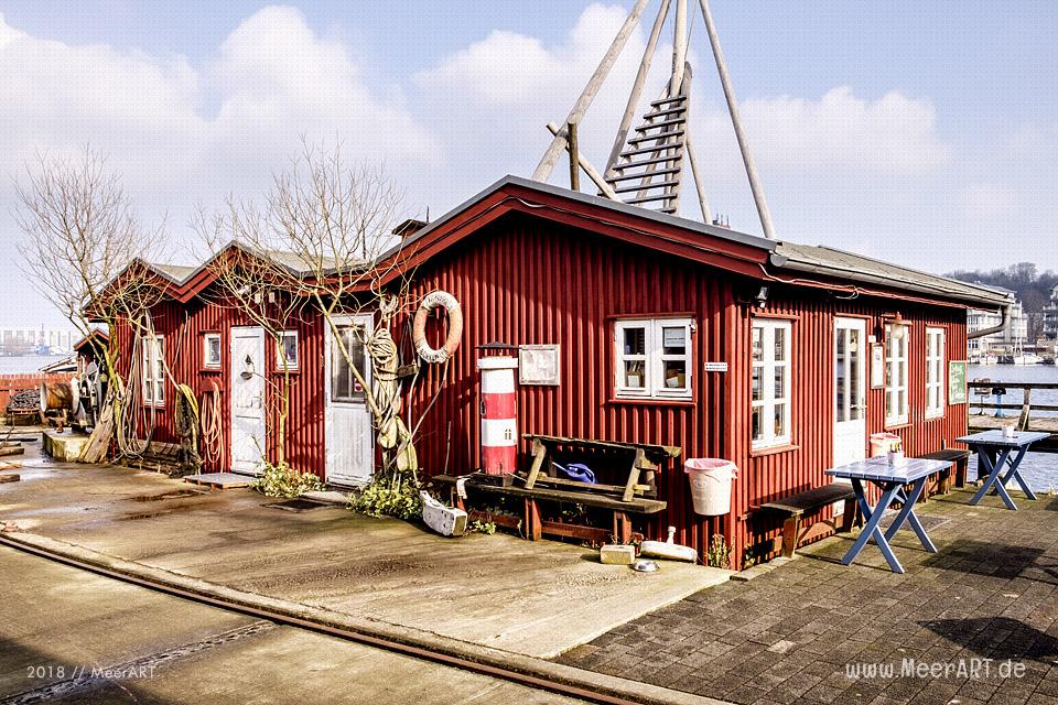 Der Museumshafen mit der Museumswerft in Flensburg // Foto: Ralph Kerpa