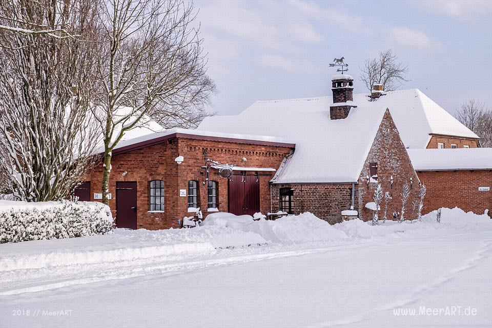 Der Winter kam in der Nacht an die Westküste // Foto: MeerART