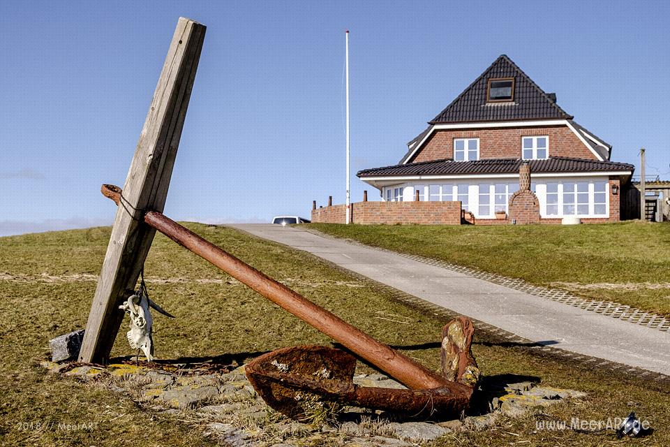 Hotel Anker´s Hörn auf der Hallig Langeneß // Foto: MeerART