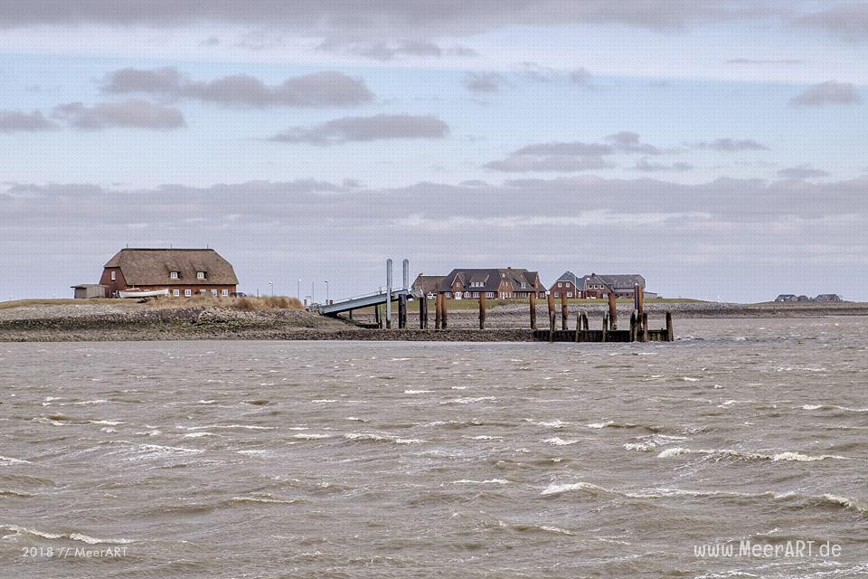 Die Hallig Langeneß im nordfriesischen Wattenmeer // Foto: MeerART / Ralph Kerpa