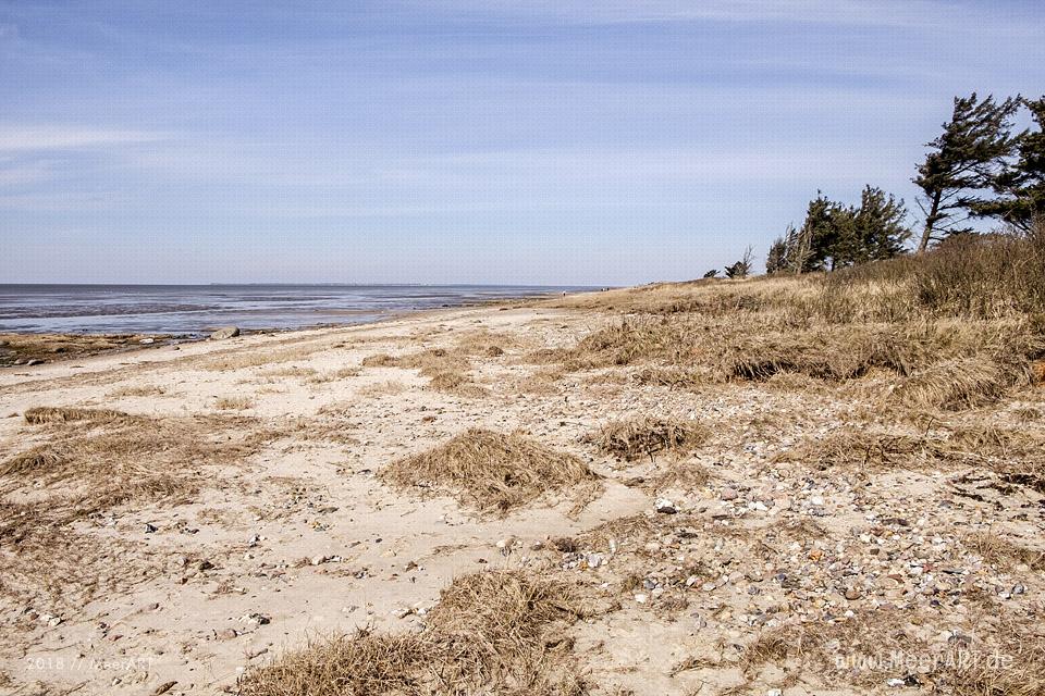 Am Nordseestrand entlang von Hjerpsted zum Emmerlev Klev // Foto: MeerART / Ralph Kerpa