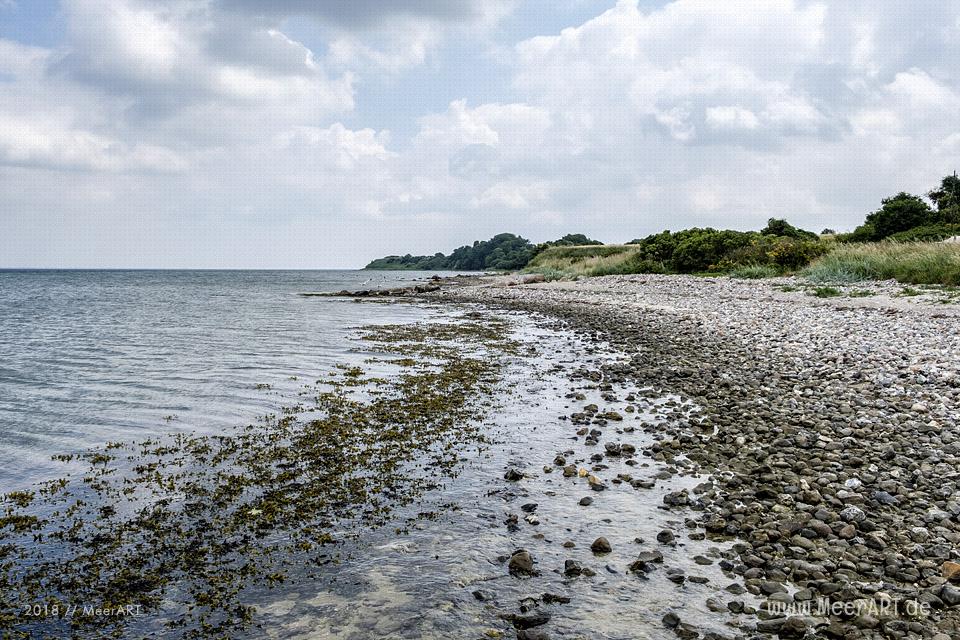 Idyllischer Naturstrand an der Flensburger Förde in Habernis// Foto: MeerART / Ralph Kerpa