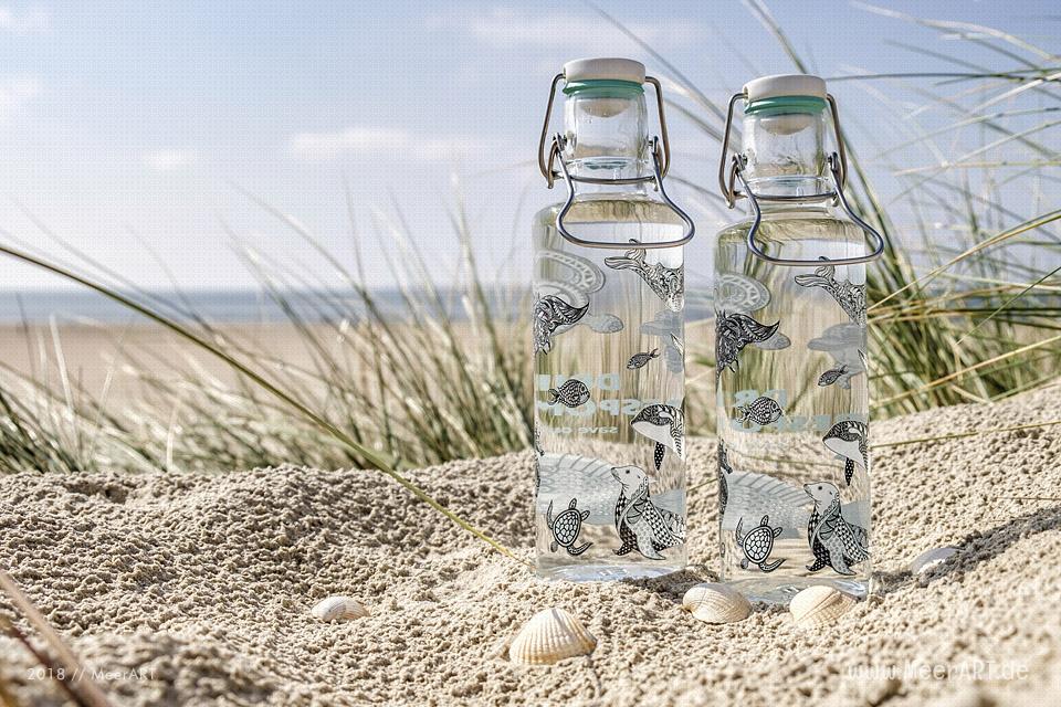 Reportage zum Thema „Wie wird Glas richtig recycelt?“ // Foto: MeerART