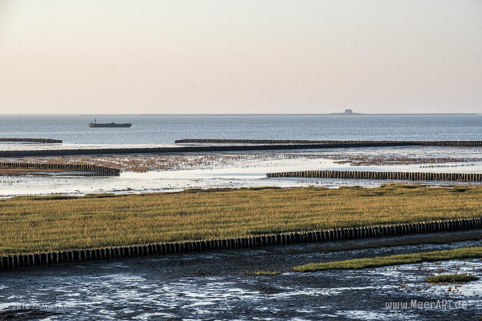 Ein Morgen am Hauke-Haien-Koog bei Ockholm in Nordfriesland // Foto: MeerART / Ralph Kerpa