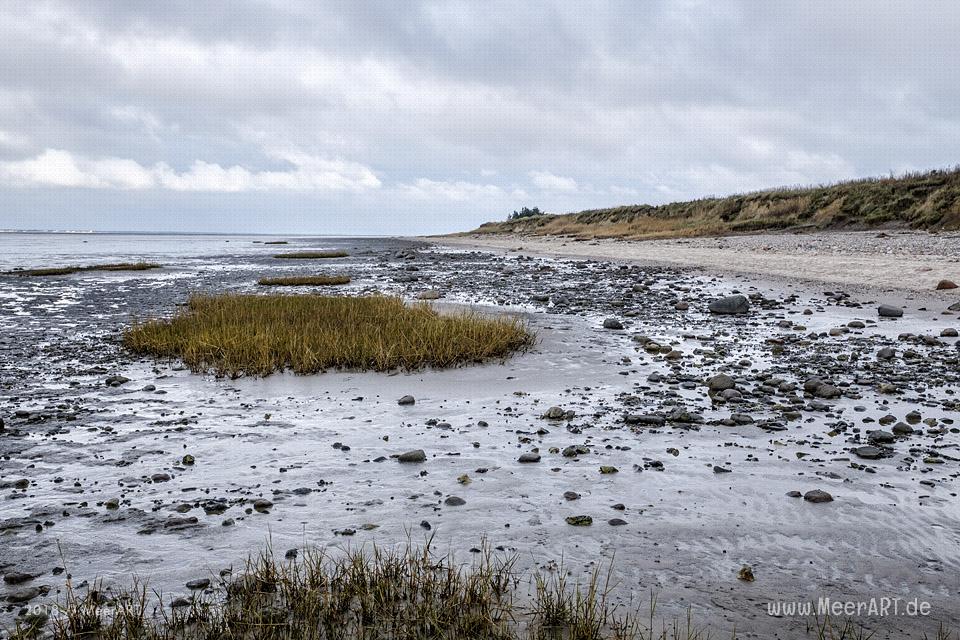 Strandabschnitt an der Nordsee bei Hjerpsted in Sønderjylland // Foto: MeerART / Ralph Kerpa