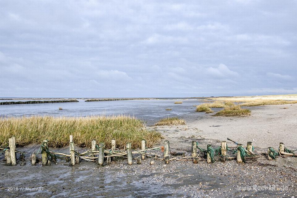 Strandabschnitt an der Nordsee bei Hjerpsted in Sønderjylland // Foto: MeerART / Ralph Kerpa