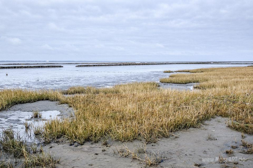 Strandabschnitt an der Nordsee bei Hjerpsted in Sønderjylland // Foto: MeerART / Ralph Kerpa