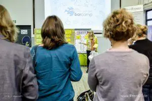 Das Barcamp „grenzenløs 2018“ auf dem GreenTEC Campus in Enge-Sande (Nordfriesland) // Foto: MeerART