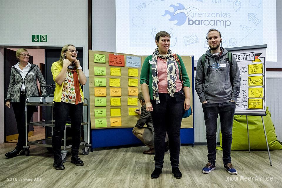 Das Barcamp „grenzenløs 2018“ auf dem GreenTEC Campus in Enge-Sande (Nordfriesland) // Foto: MeerART