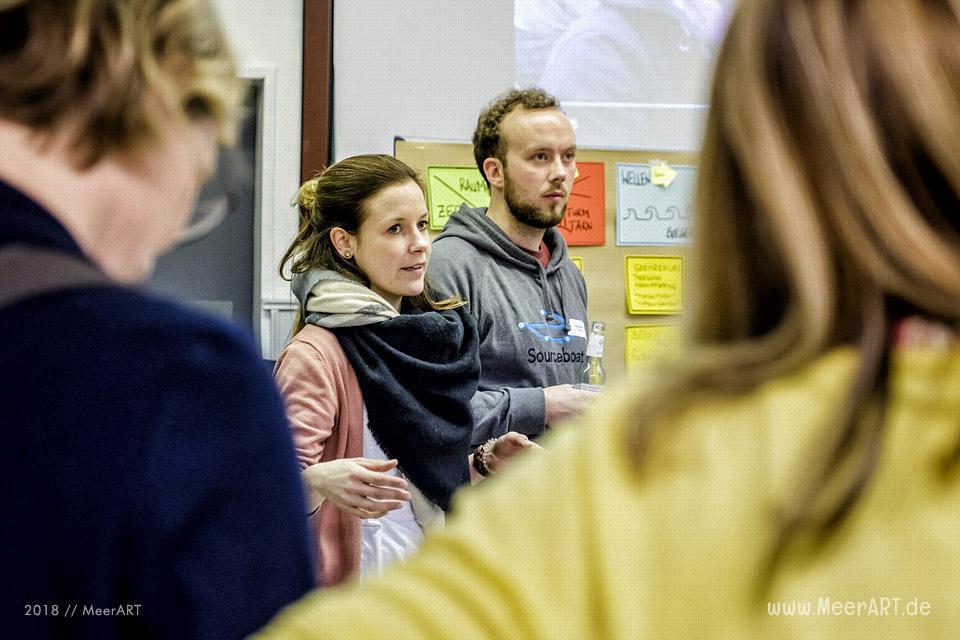 Das Barcamp „grenzenløs 2018“ auf dem GreenTEC Campus in Enge-Sande (Nordfriesland) // Foto: MeerART