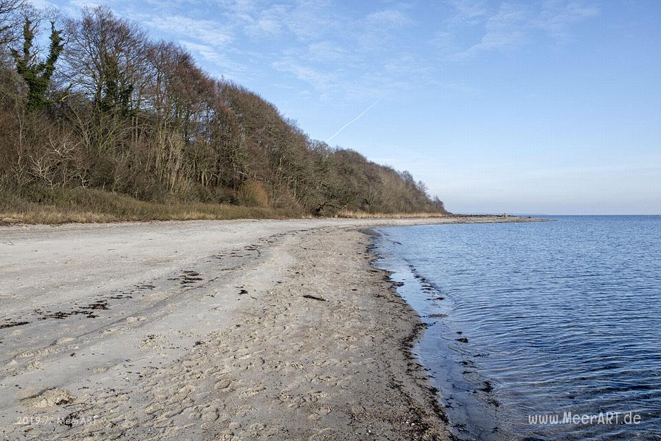 Die dänische Ostseeküste bei der „Diernæs Bugt“ in Südjütland // Foto: MeerART