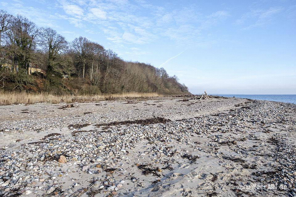 Die dänische Ostseeküste bei der „Diernæs Bugt“ in Südjütland // Foto: MeerART